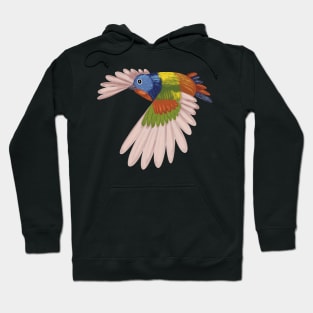 Flying Painted Bunting Hoodie